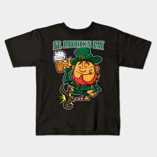 St. Patrick's Day Leprechaun Kids T-Shirt